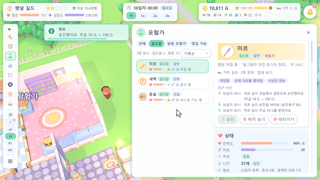 승진 결과